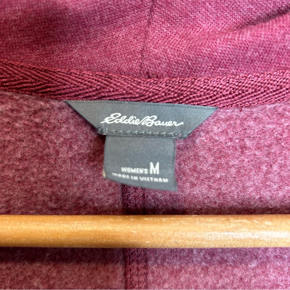 Eddie Bauer Camp Fleece Wrap Cardigan Sweater - Picture 6 of 9